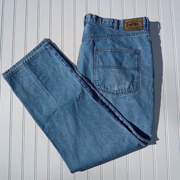 Columbia Jeans Mens 40 x 30 Blue Denim Bonehead Jean Vtg Straight Leg Casual Y2K - Picture 12 of 12